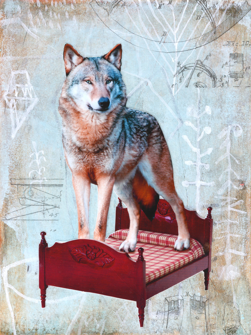 Animals and Antiques Wolf