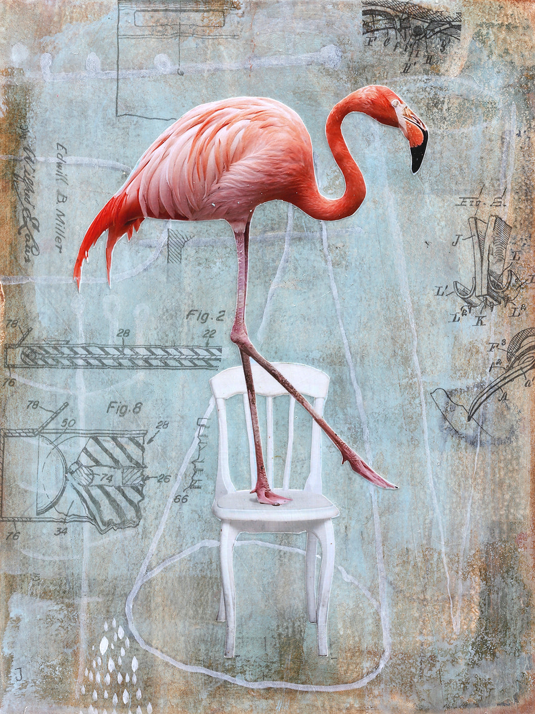 Animals and Antiques Flamingo 1